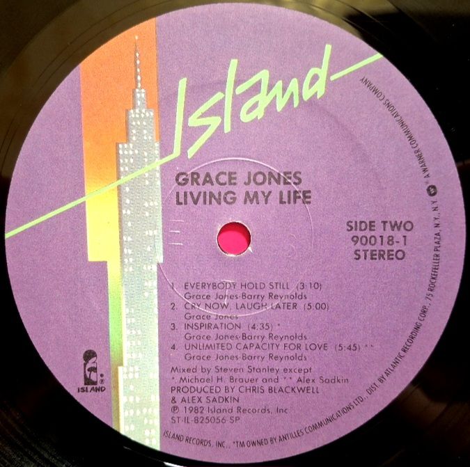 Grace Jones - Living My Life - 1982.  (LP). 12. Vinyl. Пластинка. USA. - фото фото фото 6