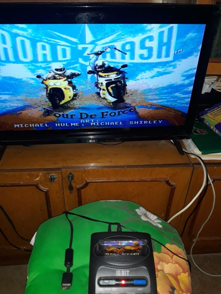 картридж на Sega Mega Drive2 ROAD RASH 3 - фото фото фото 1