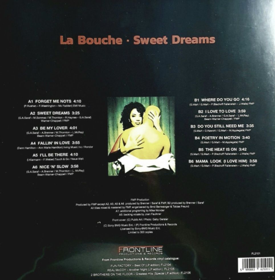 La Bouche - Sweet Dreams - 1995.  (LP). 12. Vinyl. Пластинка. Europe. S/S. - фото фото фото 1