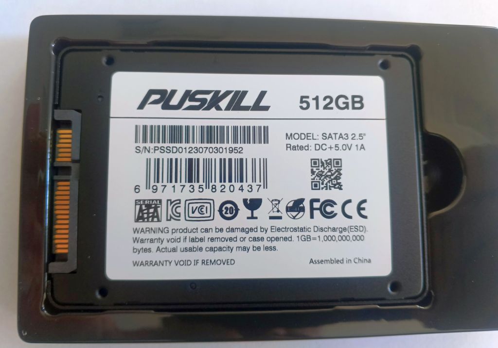 SSD-диск PUSKILL SATAIII 2,5" 512GB - фото фото фото 1