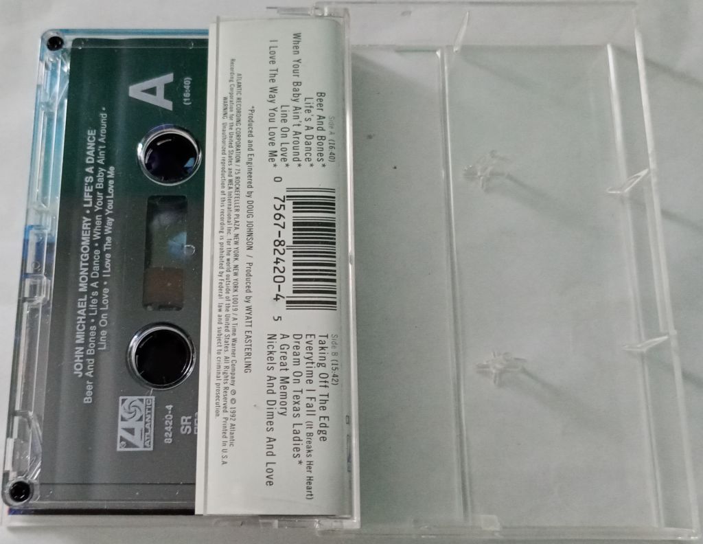 JOHN MICHAEL MONTGOMERY Life's A Dance. Cassette US - фото фото фото 1