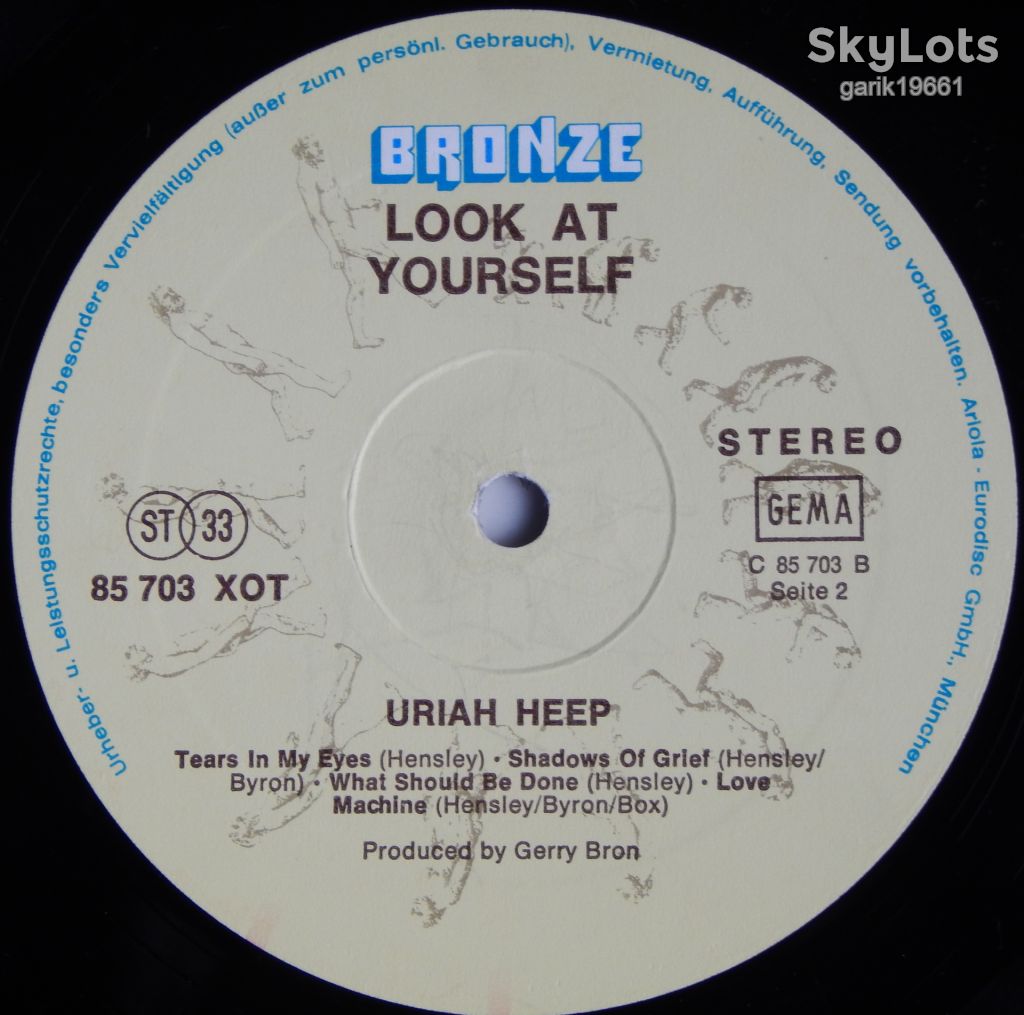 Uriah Heep – Look At Yourself  (Bronze – 85 703 XOT, Germany) EX+/NM- - фото фото фото 3