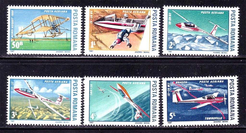 Авиация . Румыния 1987 г  MNH - - фото фото фото 0
