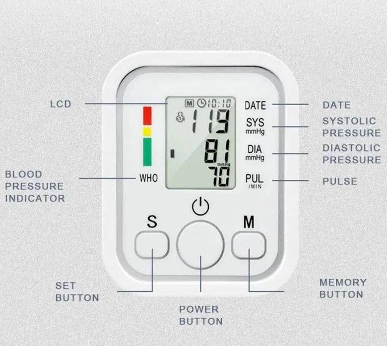 Автоматический тонометр upper arm style blood pressure monitor - фото фото фото 3