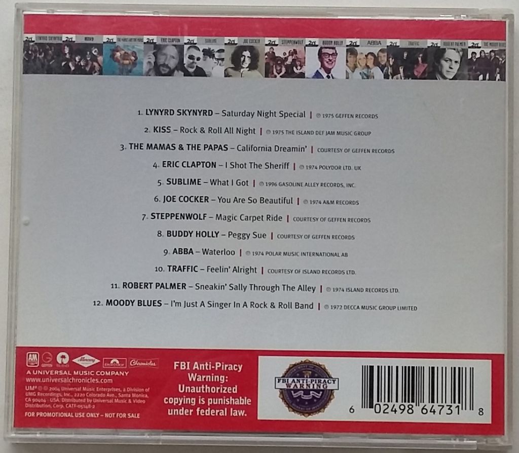 VARIOUS   The Best Of Rock &amp; Pop  CD US - фото фото фото 2