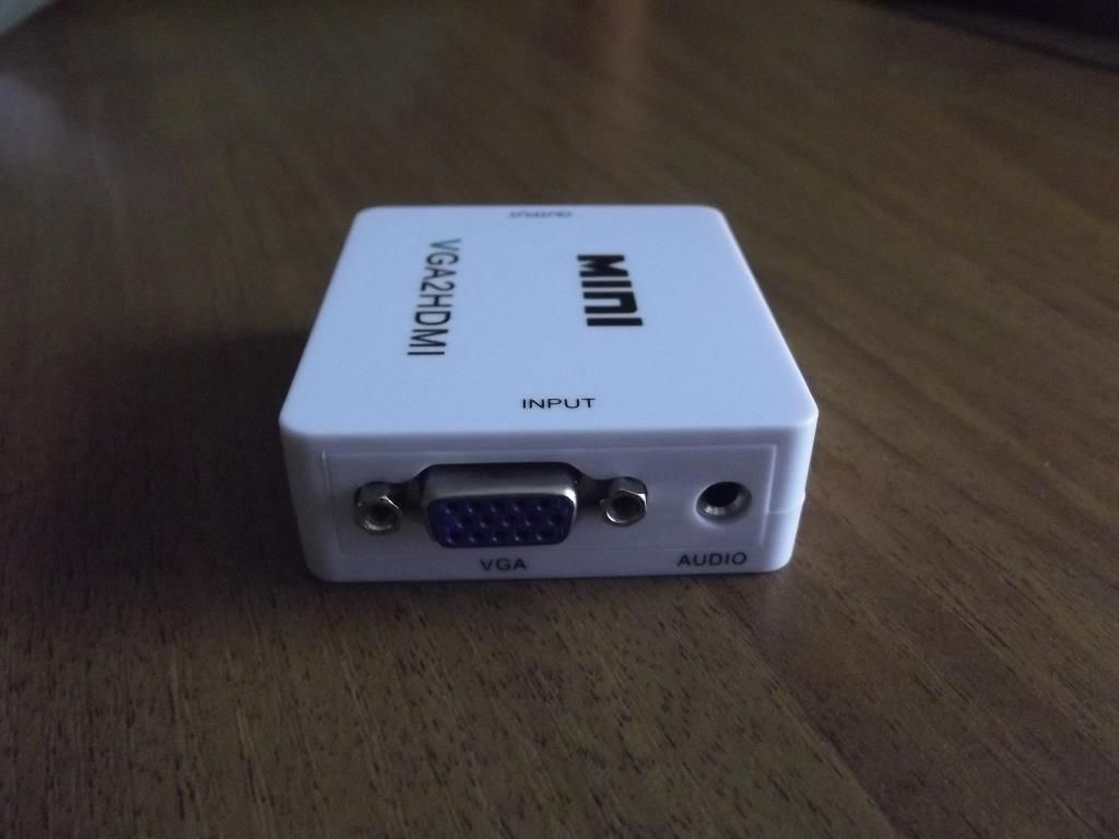 VGA - HDMI TV конвертер видео, аудио, 1080P, белый - фото фото фото 1