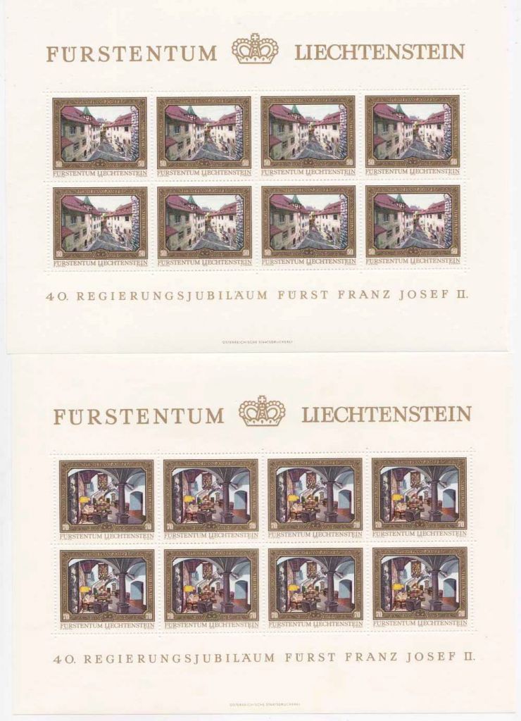 ZM Лихтенштейн 1978 г MNH  - 4 м/л - 2а скана - фото фото фото 1