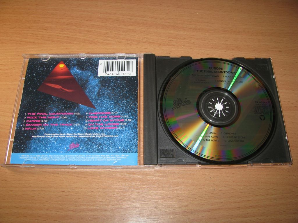 EUROPE - The Final Countdown        (1986 Epic 1st press  USA) - фото фото фото 1