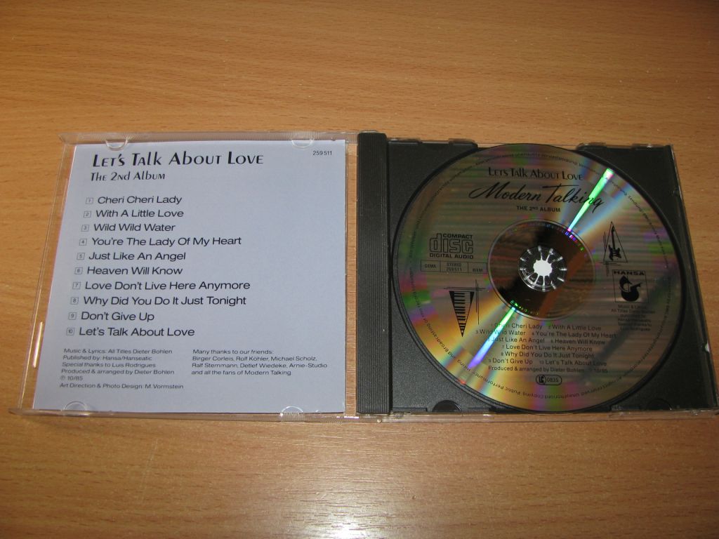 MODERN TALKING - Let's Talk About Love  (1988 Hansa  Germany) - фото фото фото 1