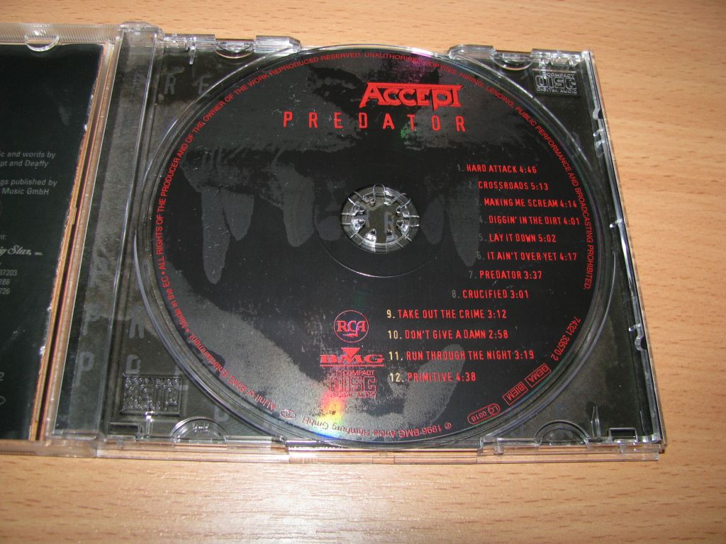 ACCEPT - Predator   (1996 BMG,1st press,Germany) - фото фото фото 2