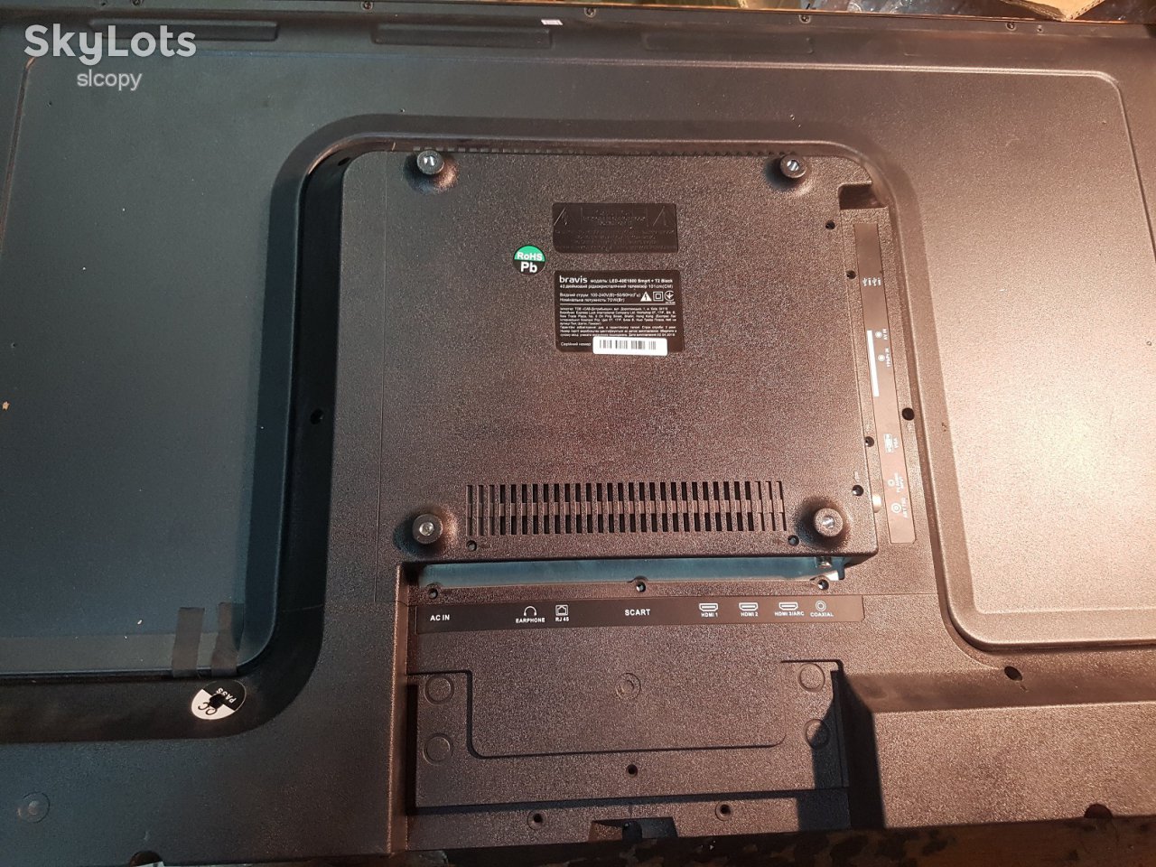 Задня кришка для ТВ BRAVIS LED-40E1800 Smart+T2 - фото фото фото 0