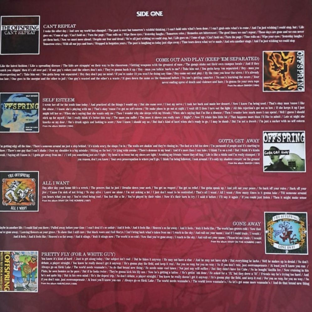 The Offspring - Greatest Hits - 1989-2003.  (LP). 12. Vinyl. Пластинка. Europe. S/S - фото фото фото 2