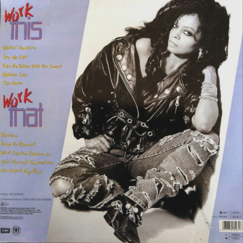 Diana Ross - Workin' Overtime - 1989.   (LP). 12. Vinyl. Пластинка. EEC. - фото фото фото 1