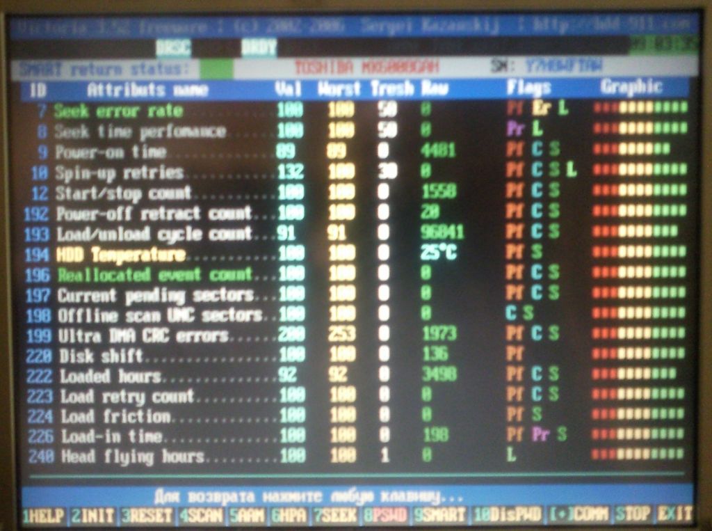 HDD 1.8" ZIF IDE Toshiba MK6008GAH 60GB - фото фото фото 2