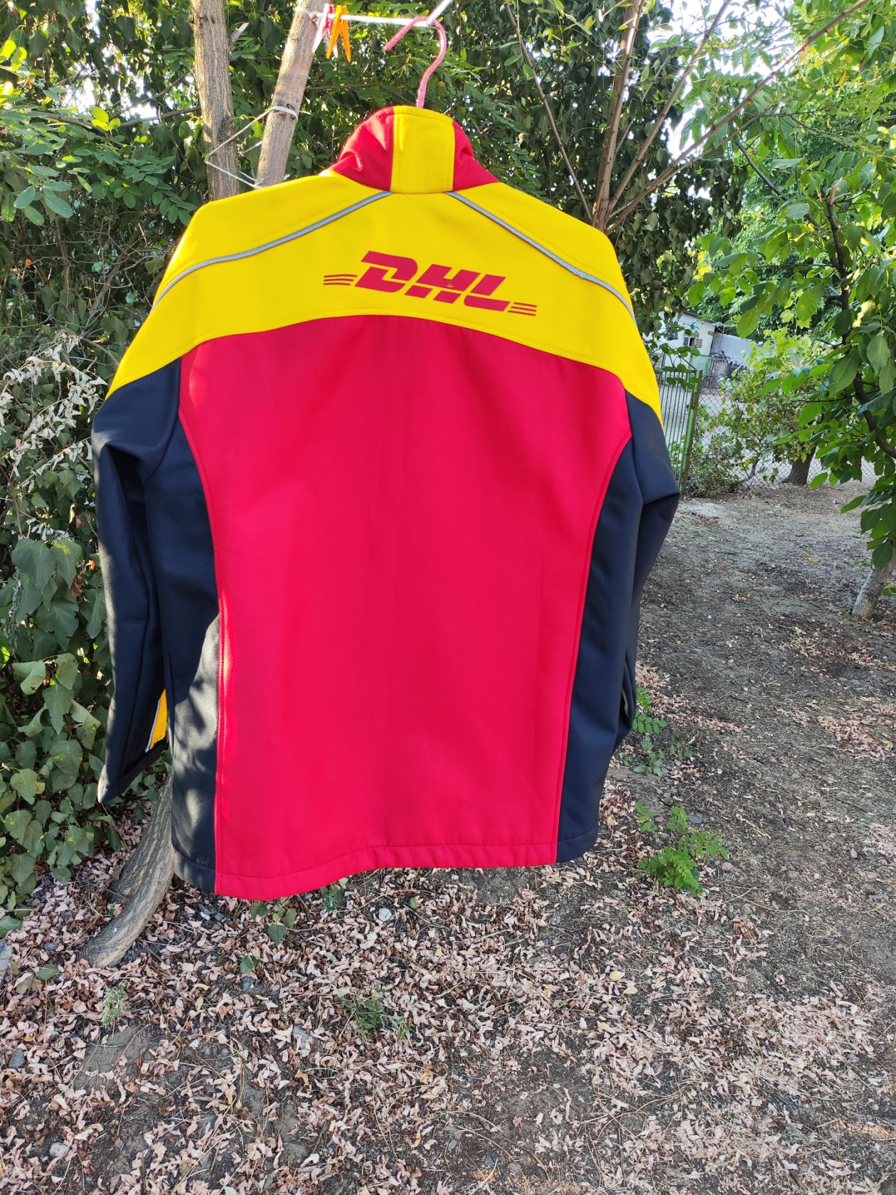 Яскрава куртка DHL Softshell / Софтшелл ветровка DHL Express - фото фото фото 3