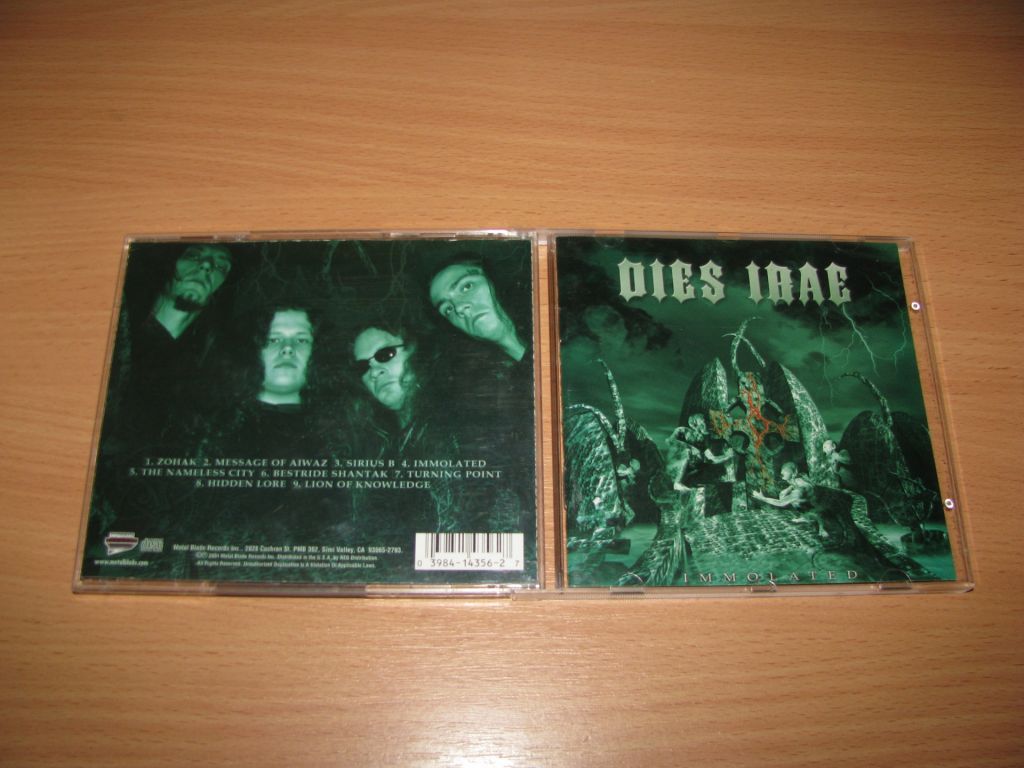 DIES IRAE - Immolated   (2001 Metal Blade 1st press USA) - фото фото фото 0