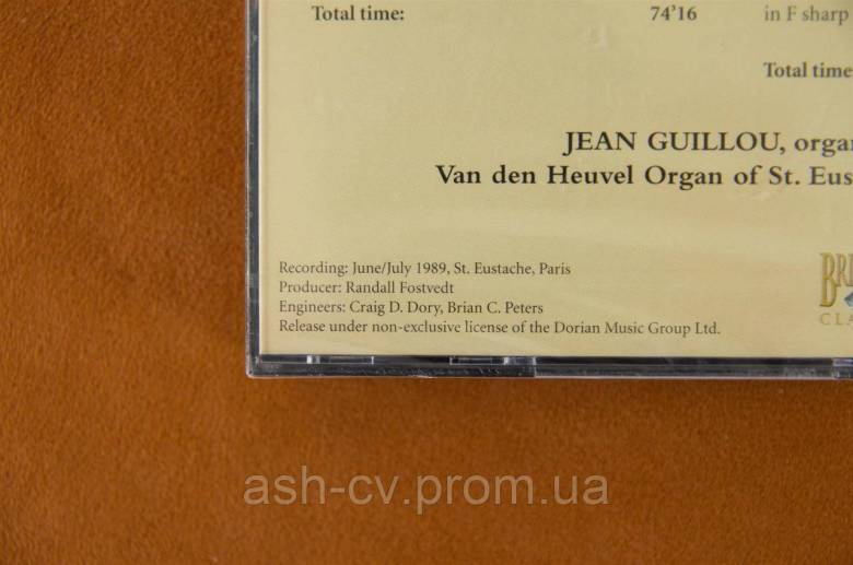 Музичний CD, Cesar Franck - Organ Works - фото фото фото 4