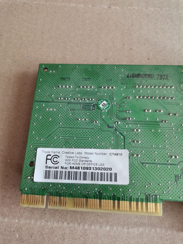 Звуковая карта Creative Labs CT4810 Vibra 128 PCI - фото фото фото 1
