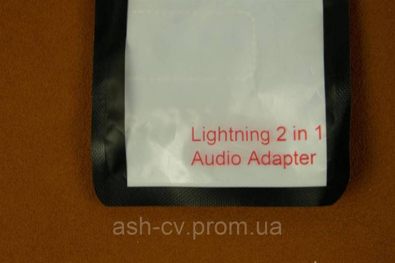 Перехідник Lightning 2in1 Audio Charging Adapter - фото фото фото 8