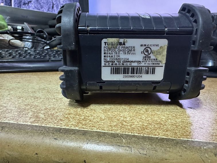 Мобильный принтер этикеток Toshiba B-EP2DL-GH30-QM-R № 261504500 - фото фото фото 3