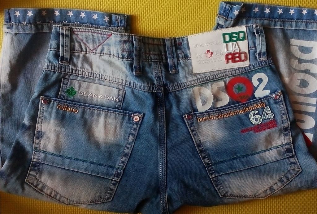 ИТАЛИЯ DSQUARED made in italy шорты фирменные - фото фото фото 2