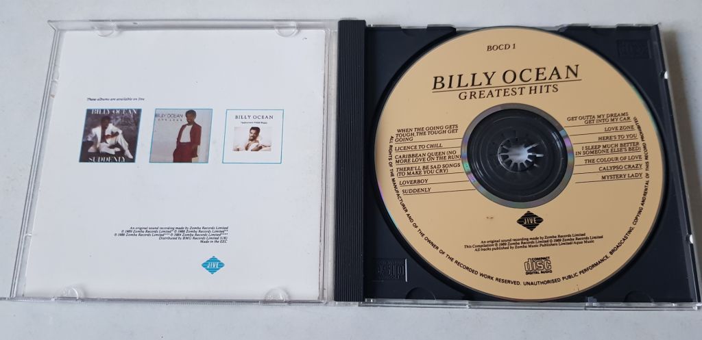 Billy Ocean Greatest Hits CD фірмовий - фото фото фото 2