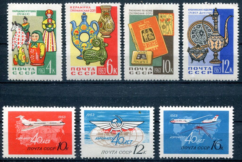 СССР. 1962-1964 гг. РАЗНОЕ. 6 СЕРИЙ. MNH. - фото фото фото 3
