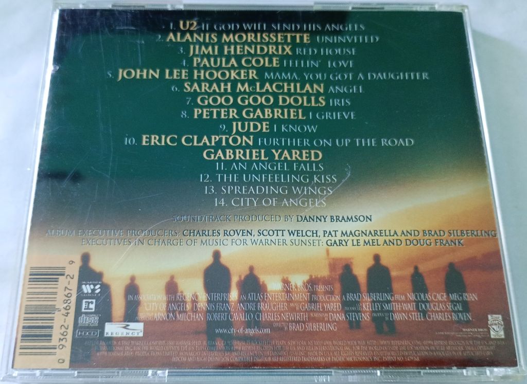 VARIOUS City Of Angels  (Music From The Motion Picture) CD US - фото фото фото 2