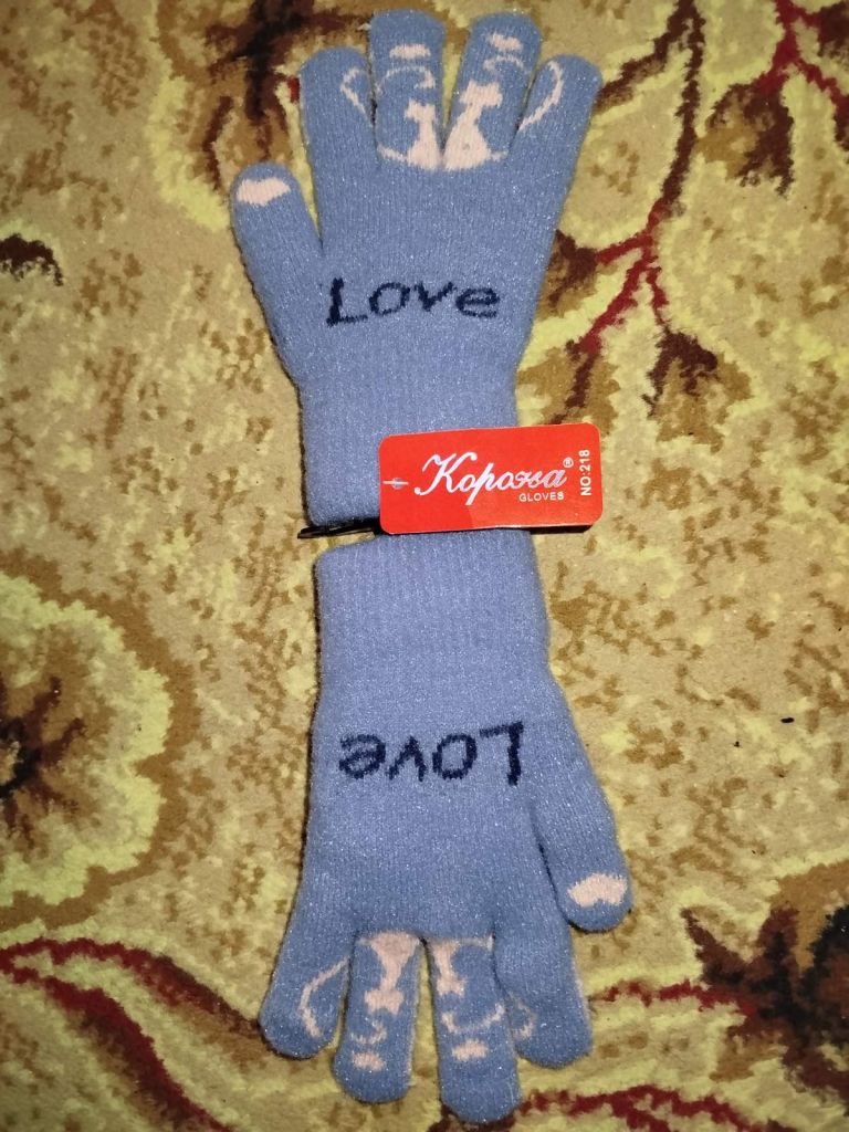 Рукавички дитячі вовняні Корона LOVE - фото фото фото 0