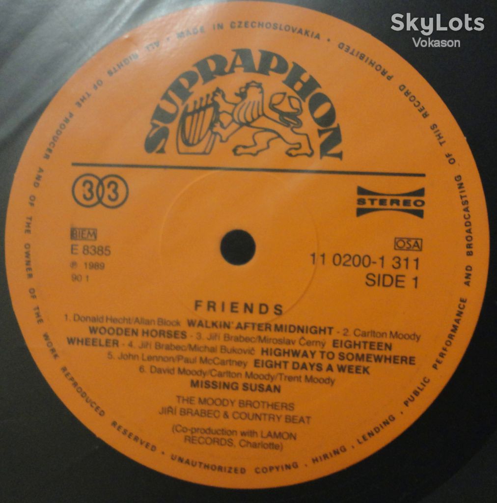 The Moody Brothers With Jirií Brabec &amp; Country Beat - Friends  NM+/Mint - фото фото фото 2