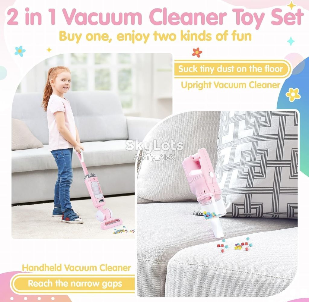 Набір пилососів дитячих Upright &amp; Handheld Vacuum  (набор детский) - фото фото фото 2