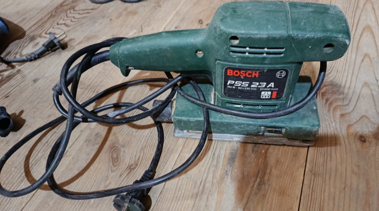 Вібраційна шліфмашина Bosch PSS 23 A, 150 Вт     (Плоскошліфувальна) під ремонт/ відновлення - фото фото фото 2