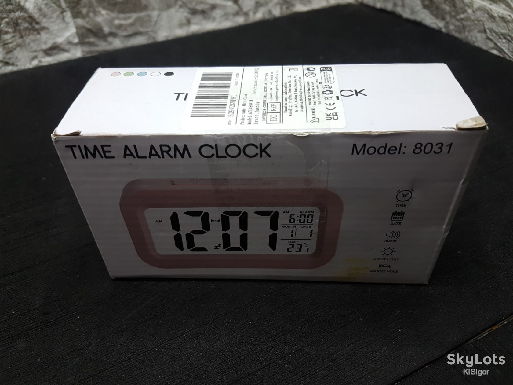 Цифровий настільний годинник-будильник Time Alarm Clock *81193 - фото фото фото 11
