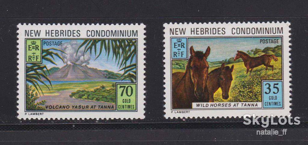 NM Фауна . Новые Гебриды - ER - 1973 г MNH - - фото фото фото 0