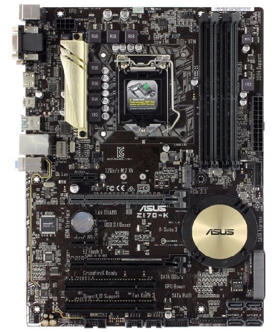 Мать 1151, ASUS Z170-K, Intel Z170 chipset - фото фото фото 0