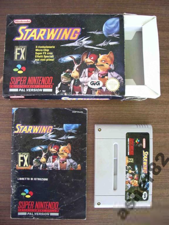 Игра на Super Nintendo SNES "Starwing"       (PAL) - фото фото фото 0