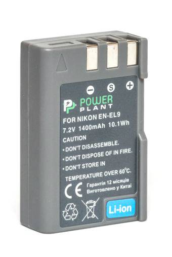 Акумулятор PowerPlant Nikon EN-EL9 1400mAh - фото фото фото 0