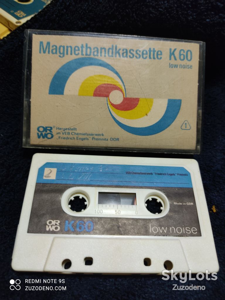 Б/У Аудио кассета ORWO Magnetbandkassette K60 - фото фото фото 0