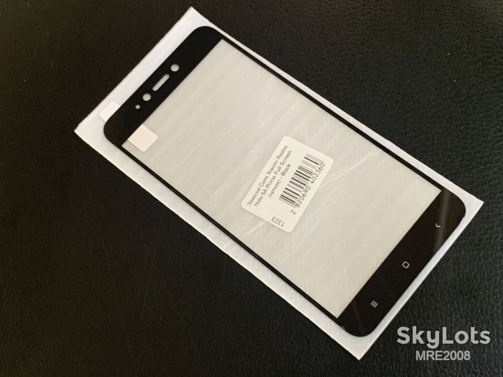 Захисне скло Full Screen для Xiaomi Redmi Note 5A / Note 5A Prime black - фото фото фото 1