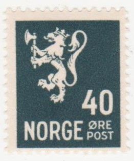 Норвегия 1937  г. № 189 ** - фото фото фото 0