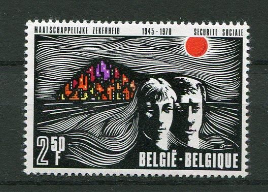 Бельгия Бельгия 1970 Mi 1612 Соцуслуги MNH - фото фото фото 0