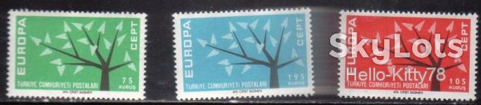 Турция 1962 Европа СЕРТ Mi 1843-1845 MNH - фото фото фото 0
