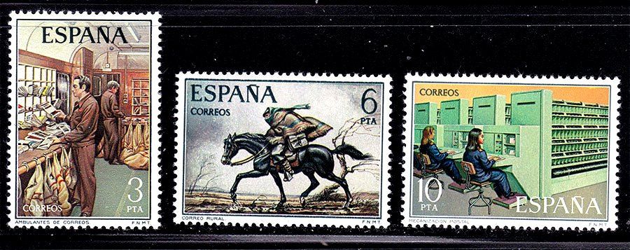 EU  Испания  1977 г MNH  - почта , связь - фото фото фото 0