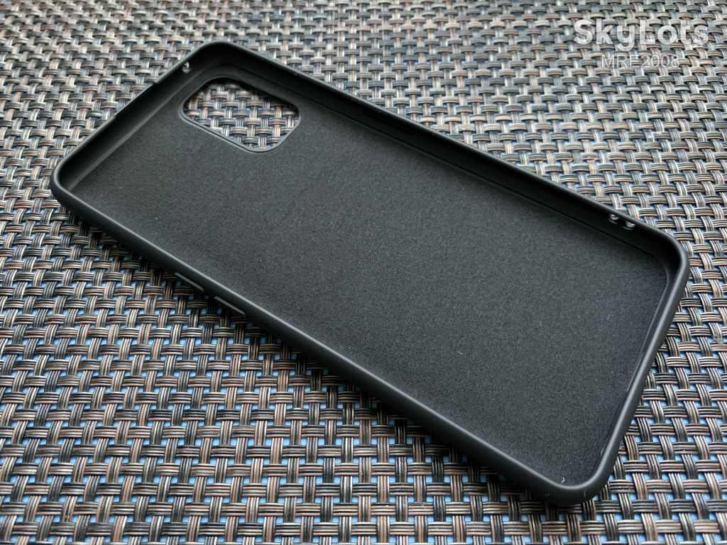 Чехол Silicone Cover для Realme 7 Pro black - фото фото фото 1