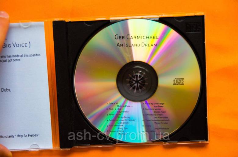 Музичний диск CD. GEE CARMICHAEL - An Island Dream - фото фото фото 4