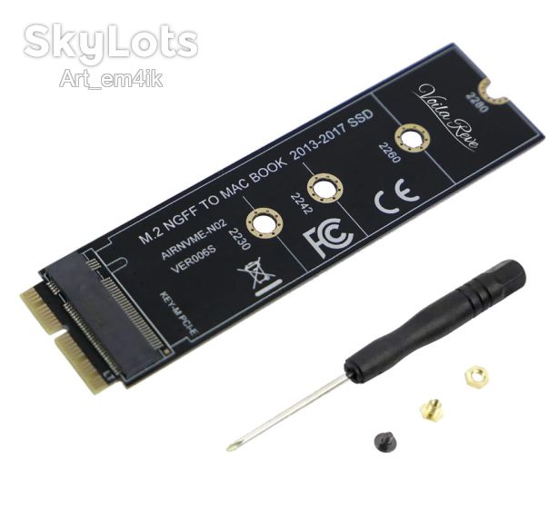 Адаптер M.2 NVME SSD для A1465 A1466 A1398 A1502 - фото фото фото 0