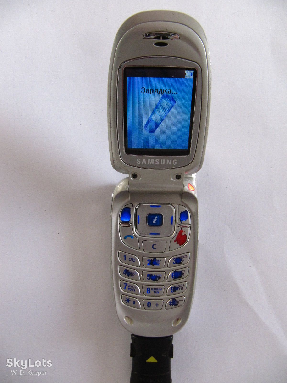 Samsung SGH-X450 розкладушка 2003 року з зарядкою та батареєю, робочий, кнопковий мобільний телефон - фото фото фото 13