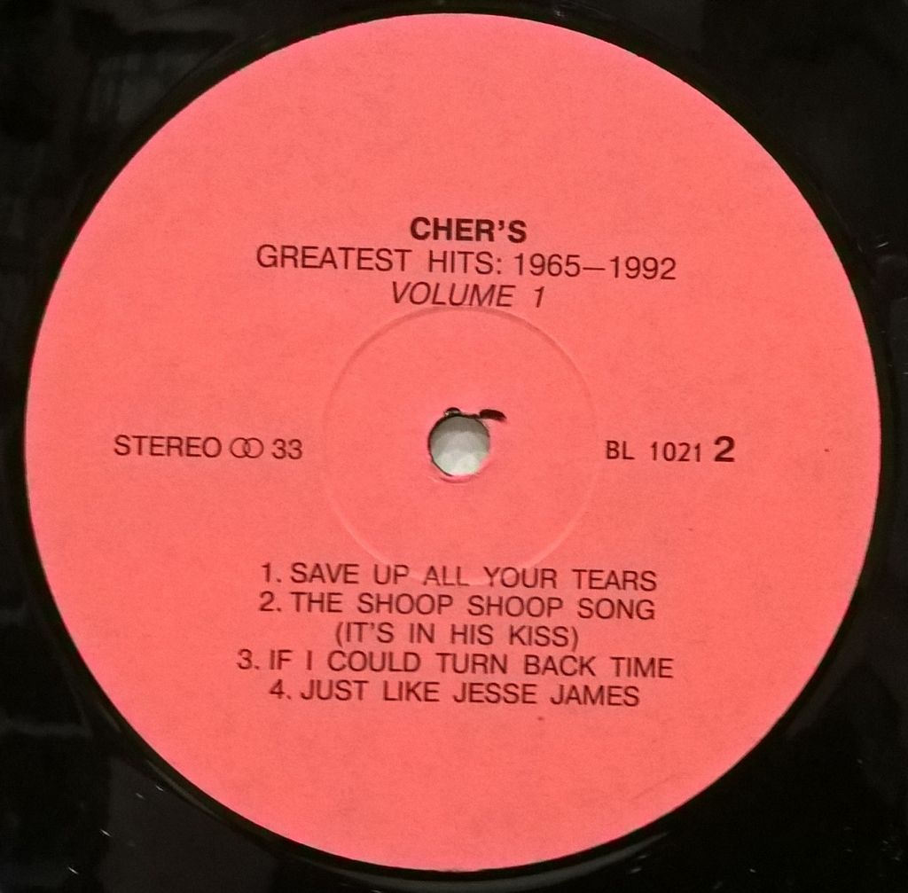 Cher - Cher's Greatest Hits - 1965-92.    (2LP). 12. Vinyl. Пластинки. - фото фото фото 7