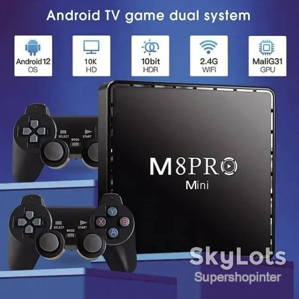 Игровая консоль M8 Рro Android Wireless Ретро приставка на 10000 игр - фото фото фото 3