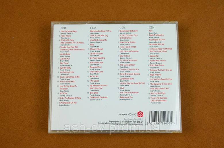 Музичний CD диск, The Rat Pack - The Ultimate Collection (4 CD) - фото фото фото 3